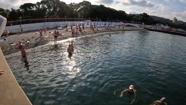 Обычное утро в Дивноморске на камеру go pro. Не о чем. 23 июля 2023 г. смотреть онлайн