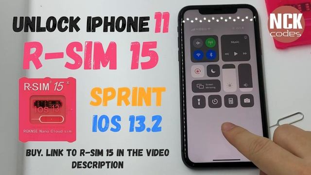 Анлок iPhone 11 sprint с помощью R-sim 15 ios 13.2.2 смотреть онлайн