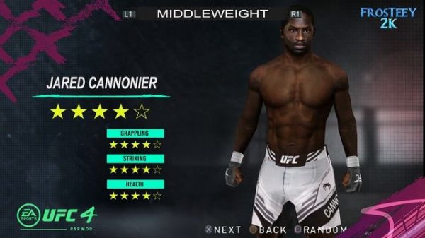 Download UFC 4 mod for PPSSPP (With 39 New Fighters)