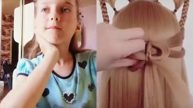 Как заплести причёску такую смотреть онлайн