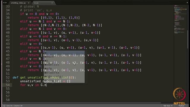 Schelling Model Implementation-4 (Getting a list of unsatisfied nodes) смотреть онлайн