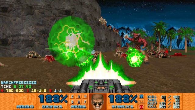 JunkFood 2 Map 13 and 14 UV MAX [DOOM II] смотреть онлайн