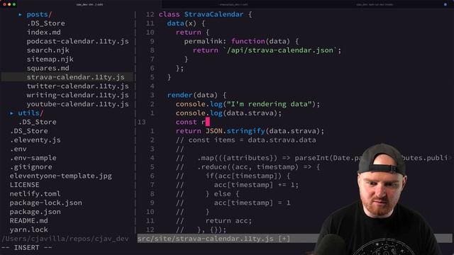 Strava API from JavaScript with 11ty смотреть онлайн