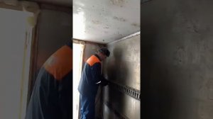 Баня из рефрижератора.Часть 1