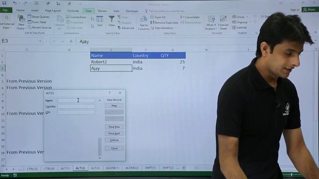 MS Excel - Shortcuts Alt+A to Alt+Z смотреть онлайн