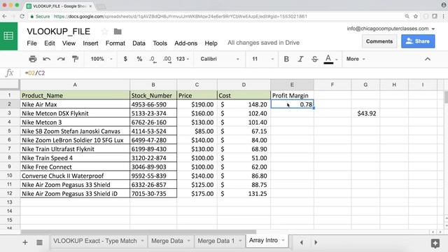 Google Sheets ARRAYFORMULA, Introductions to Arrays, ARRAY_CONSTRAIN, SORT Functions Tutorial смотреть онлайн