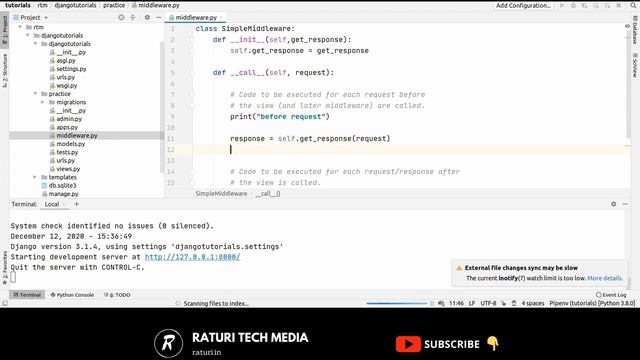 How to create middleware in django смотреть онлайн