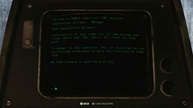 Manager’s Terminal (Appalachian Antiques) - Fallout 76 Terminal смотреть онлайн