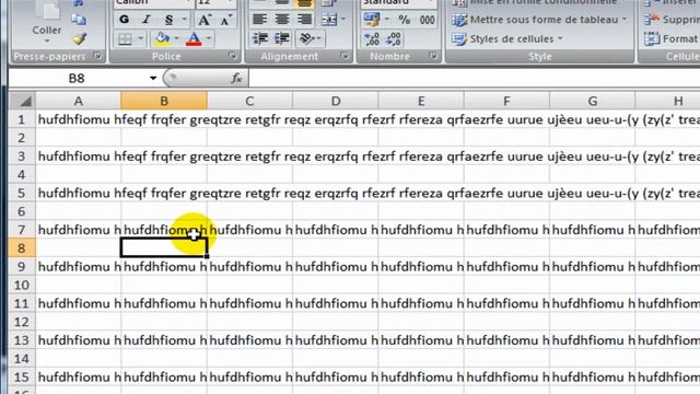 Excel 2007 : Suppression de lignes blanches смотреть онлайн