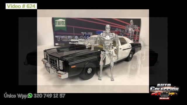 Terminator 1984 - Dodge Mónaco Metropolitan Police 1977 - Escala 1/18 + Figura T-800 Endoskeleton смотреть онлайн