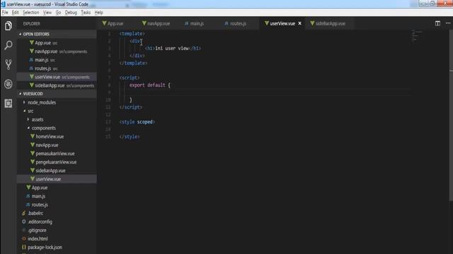 vue router & admin template смотреть онлайн