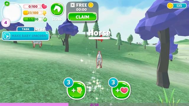 A very beautiful unicorn (Unicorn Family Simulator Magic World) смотреть онлайн
