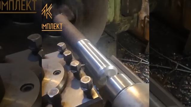 Нарезка резьбы М80 шаг 6 смотреть онлайн