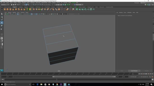 How to add Vertex Points onto Polygons - Maya 2017 (Edge Loop Tool) смотреть онлайн