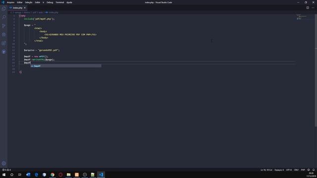 COMO GERAR PDF COM PHP 7 USANDO MPDF смотреть онлайн