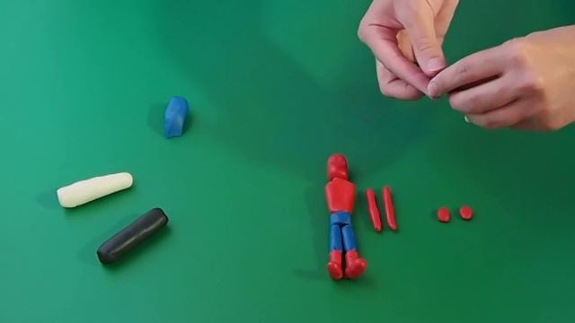 Лепка, Человек-паук из пластилина