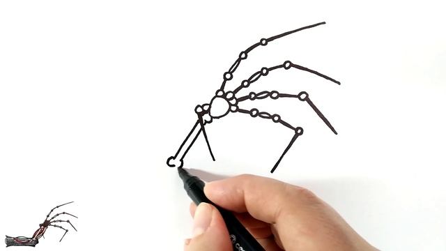 Как нарисовать Прототип 1006 из игры Poppy Playtime