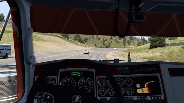 ATS Kenworth W900 Lincoln MT - Kalispell MT Zeemods C16 ATS Montana Expansion ATS 1.47 смотреть онлайн