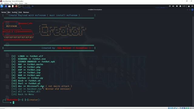 Sedikit tentang RAT Andorid dengan Teknik Sederhana Menggunakan - TheFatRat Tools смотреть онлайн