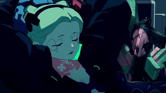 Cyberpunk: Edgerunners(Киберпанк)Классный момент.Девченка вообще Огонь=) смотреть онлайн