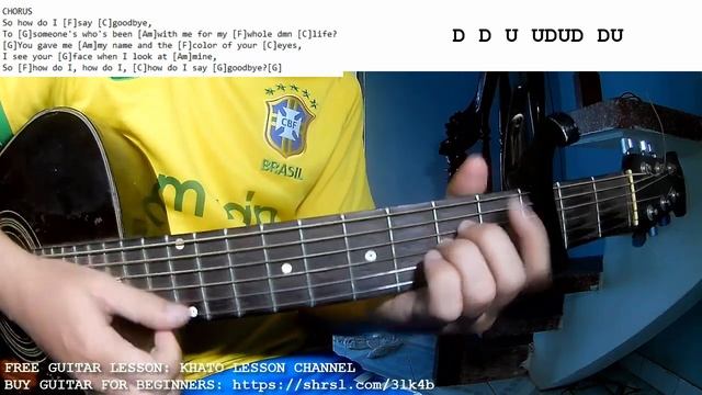 Dean Lewis - How Do I Say Goodbye | Guitar Tutorial смотреть онлайн