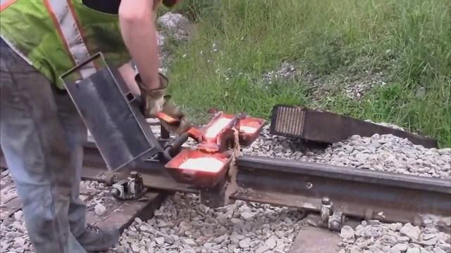 Термитная сварка рельс смотреть онлайн
