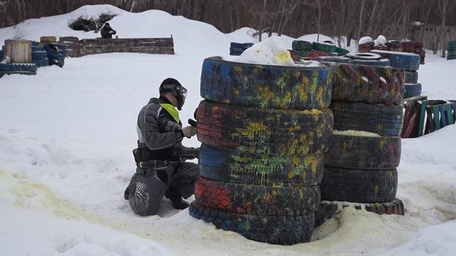 Шикарная открытая игра в пейнтбол 9 марта в Самаре клуб stalker63 смотреть онлайн