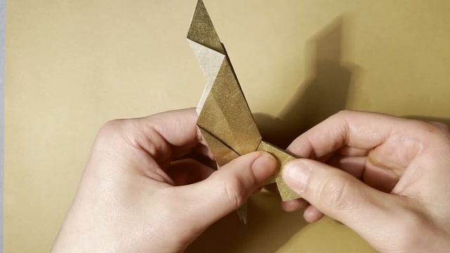 How to make Origami Doberman, step by step tutorial смотреть онлайн