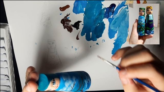 Роспись деревянных изделий. Урок 3, часть 2. Хозяйка Жигулевских гор смотреть онлайн