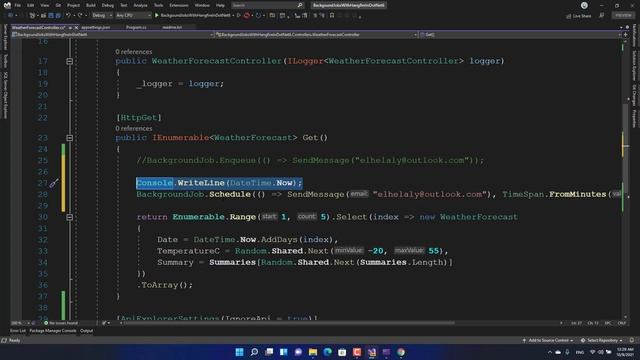 [Arabic - بالعربي] Background Jobs (Tasks) Using Hangfire in .Net 6 - 3. Scheduled Jobs смотреть онлайн