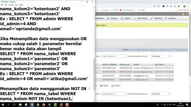 5. Belajar SQL SELECT dan Pendukungnya | Ngandroid Course | Day 3 | Part 1 смотреть онлайн