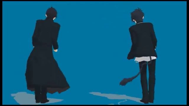 【人力】奥村兄弟が歌うハッピーシンセサイザ【MMD青エク】