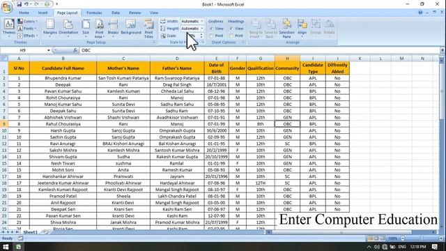 Excel Me Page Layout Tab Me Scale To Fit Block Ke Options Se Kya Hota Hai ?? Seekhe Is Video Se смотреть онлайн