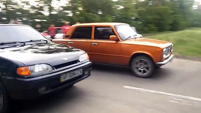 Ваз 2101 против Ваз 2114 Драг под Мелитополем! смотреть онлайн