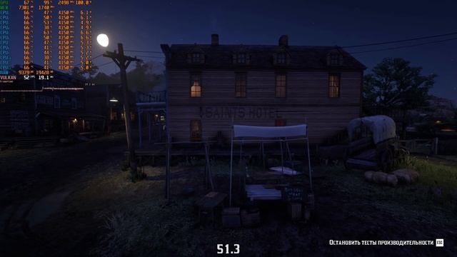RX 6600 + R5 3600 + 16 GB RAM | Red Dead Redemption 2 | Benchmark | 1080P