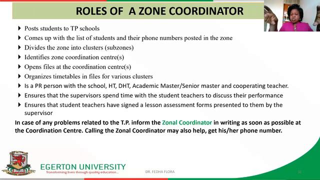 TEACHING PRACTICE BRIEFING VIDEO 5 COORDINATION CENTRES смотреть онлайн