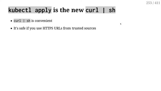 311 - kubectl apply, sketchy yaml, and remote URLs смотреть онлайн