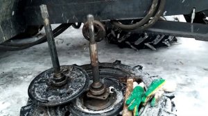 Замена полуосей. Минитрактор переломка «Филиппинец».