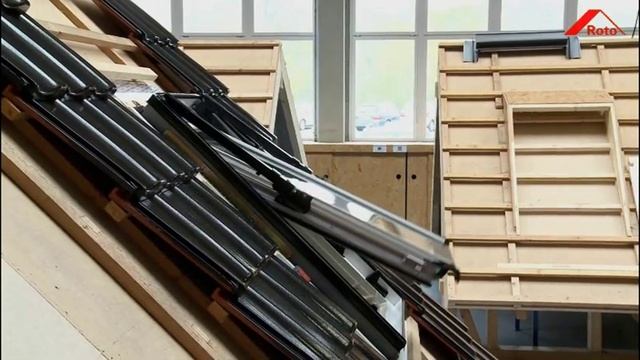 RU - Монтаж мансардного окна Roto Designo R8 смотреть онлайн
