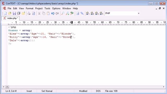 PHP Tutorial: Multi-dimensional Arrays смотреть онлайн