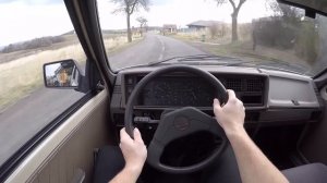 Skoda Favorit 136L (1989) POV Test Drive + Acceleration 0 - 130 km/h