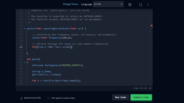 HackerRank C++ Solution – Counting Sort 1 смотреть онлайн