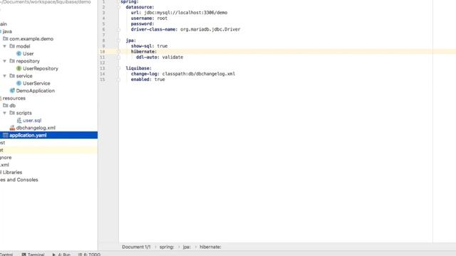 Integration of Liquibase with Mariadb in a Spring Boot app смотреть онлайн