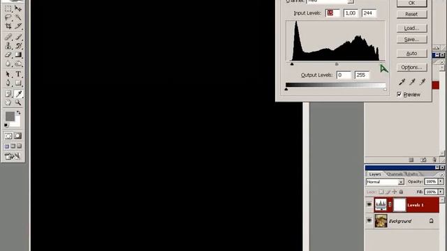 58. CS2 - Восстановление фотографий. Инструмент Levels.avi смотреть онлайн