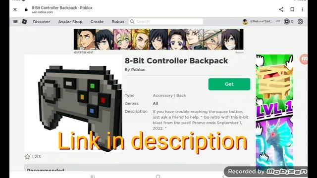(Free item) How to get the 8 bit Controller Backpack?? смотреть онлайн