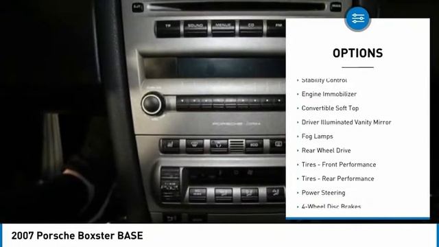 2007 Porsche Boxster ST2191