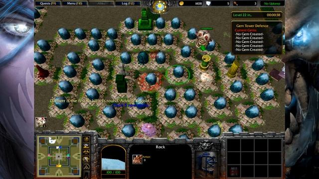 Extreme Gem TD clear OG Warcraft 3 2 billion damage maze WC3 custom Tower Defense смотреть онлайн