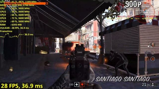 Wolfenstein Youngblood - GTX 750 ti - 1080p - 900p - 720p - i3 8100 - Gameplay Benchmark PC смотреть онлайн