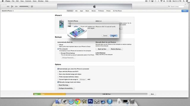 How To update and Install iOS 7 iPhone, iPad, iPod Touch Via the air and iTunes смотреть онлайн