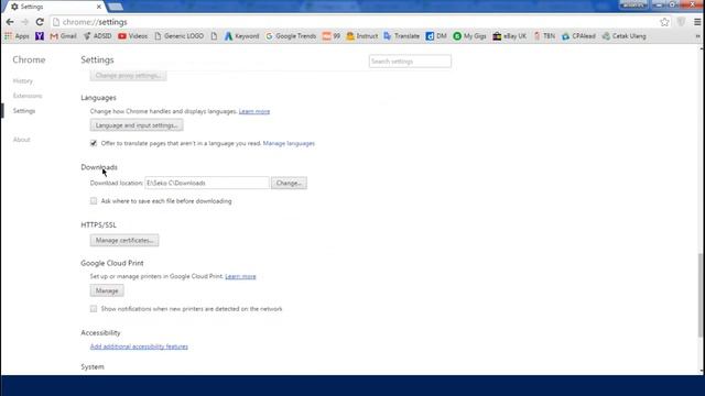 How to change the default download location folder in Google Chrome смотреть онлайн